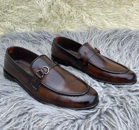 Loafer Shoes for Men Cherry Finish - JBR 002