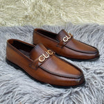 Loafer Shoes for Men with Gucci Buckle  - JBR 003