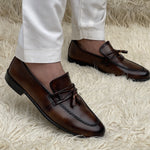 Cherry Formal Shoes for Men with Tussle - JBR - 9070